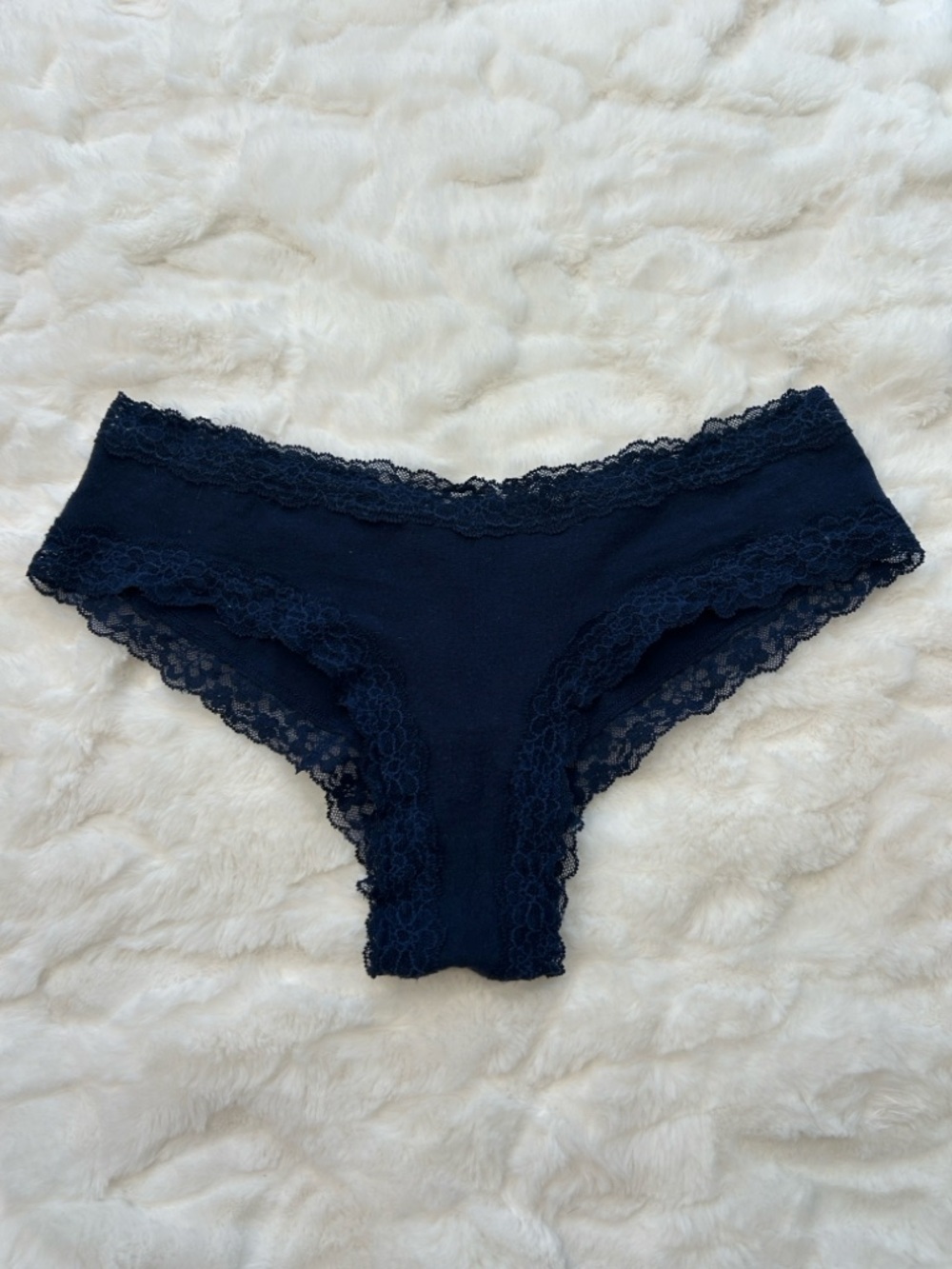 Victoria’s Secret Cheeky Lace Trim Panty M